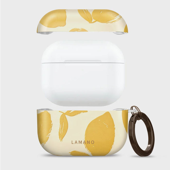 Калъф Lamano Tech-Protect за AirPods Pro 3 - жълт и бял