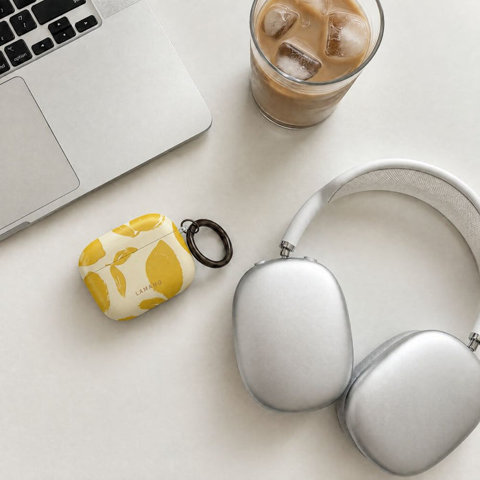 Калъф Lamano Tech-Protect за AirPods Pro 3 - жълт и бял