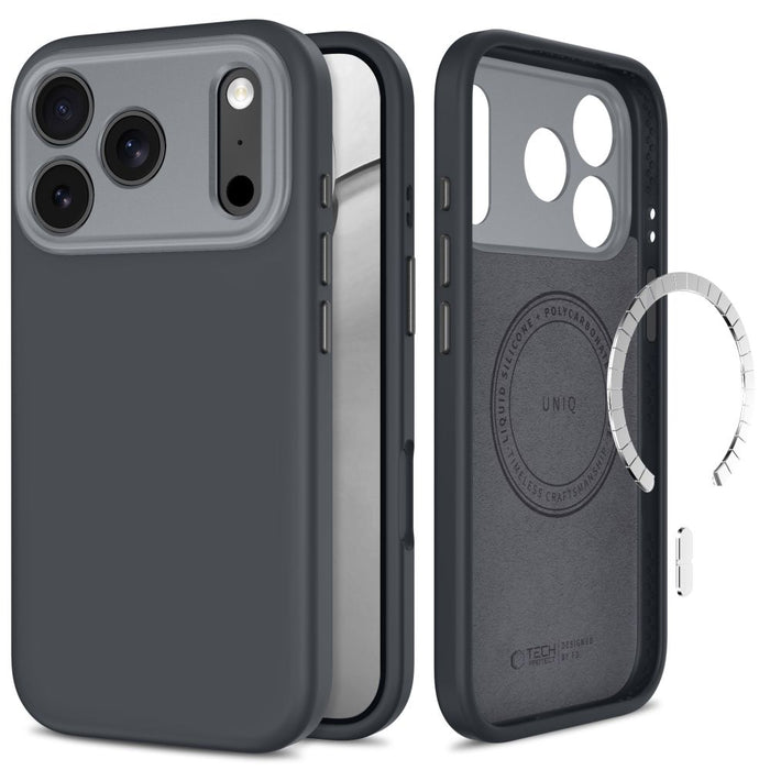 Кейс Tech-Protect Uniq MagSafe CC за iPhone 18 Pro / 17 Pro - графит