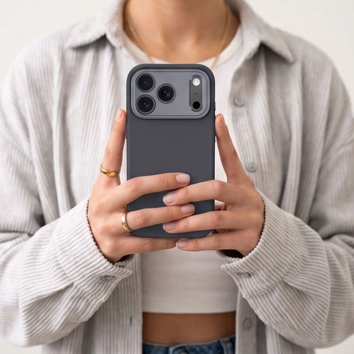 Кейс Tech-Protect Uniq MagSafe CC за iPhone 18 Pro / 17 Pro - графит