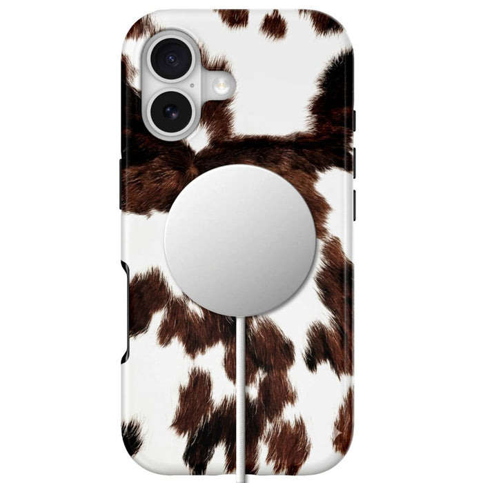 Калъф Tech-Protect Lamano MagSafe за iPhone 17 - кафяв и бял