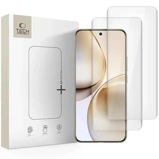 Tech-Protetect Glass UV + закалено стъкло за Realme 14 Pro
