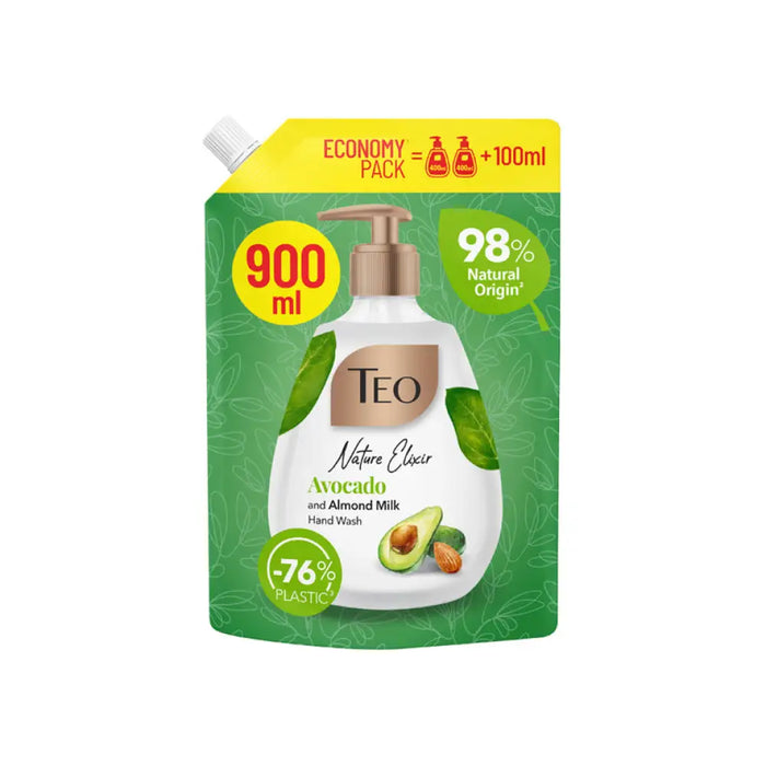 ТЕЧЕН САПУН AVOCADO ELIXIR 900ML TEO