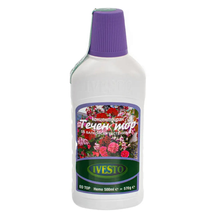 ТЕЧЕН ТОР ЗА БАЛКОНСКИ РАСТЕНИЯ 0.5L IVESTO