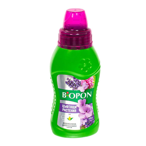ТЕЧЕН ТОР ЗА ЦЪФТЯЩИ РАСТЕНИЯ 0.25L BIOPON