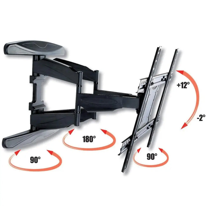 Techly 40-80 Ultra Slim Full Motion Скоба за стенен монтаж