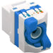 Techly CAT 6a KeyStone RJ45 жак UTP неекраниран Tooless