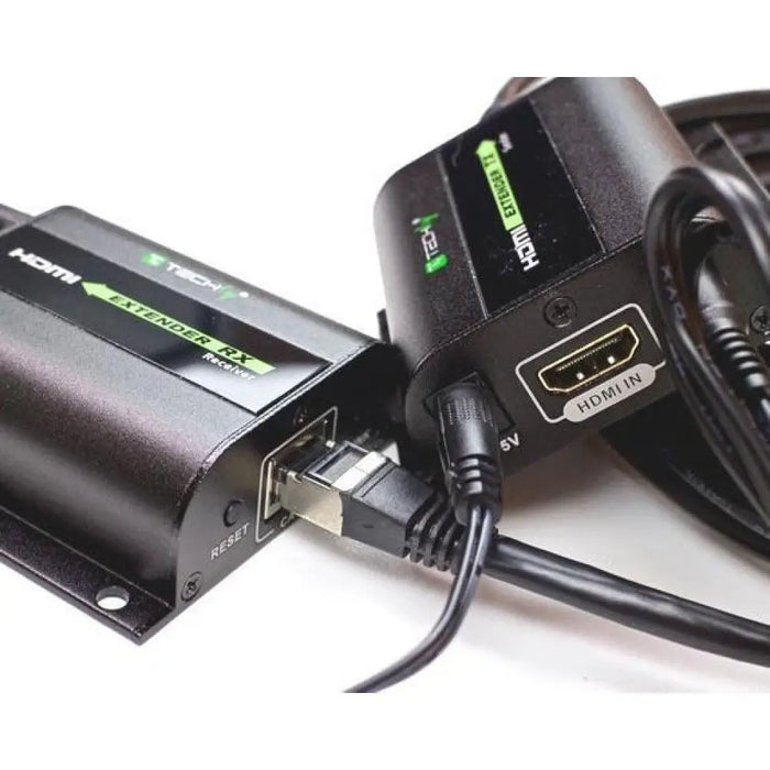 Techly Extender HDMI Full HD на кабел Cat.5E / 6 / 6A / 7
