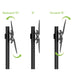 Techly Floor Trolley with Shelf Support LCD / LED / Plasma