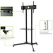 Techly Floor Trolley with Shelf Support LCD / LED / Plasma