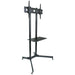 Techly Floor Trolley with Shelf Support LCD / LED / Plasma