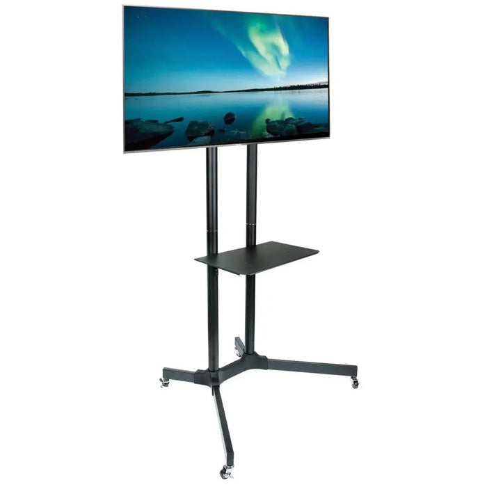 Techly Floor Trolley with Shelf Support LCD / LED / Plasma