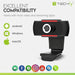 Techly I- -60T уеб камера 1920 x 1080 пиксела USB 2.0 Черен