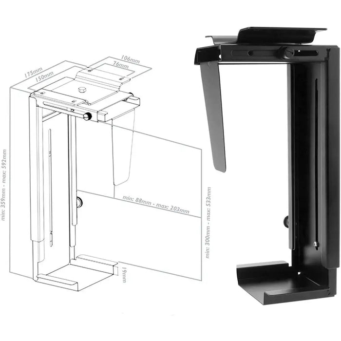 Techly ICA-CS 66 Държач за процесор Под настолен държач