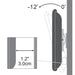 Techly ICA-LCD-900 76,2 cm (30’’) Черен