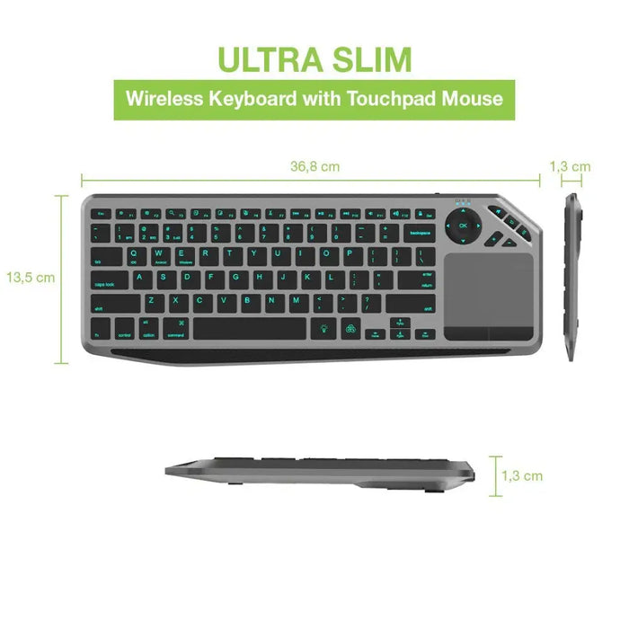 Techly ICTB9801TB клавиатура Universal RF Wireless