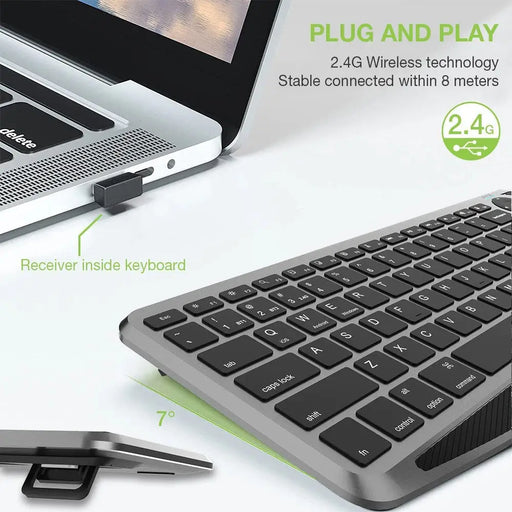 Techly ICTB9801TB клавиатура Universal RF Wireless