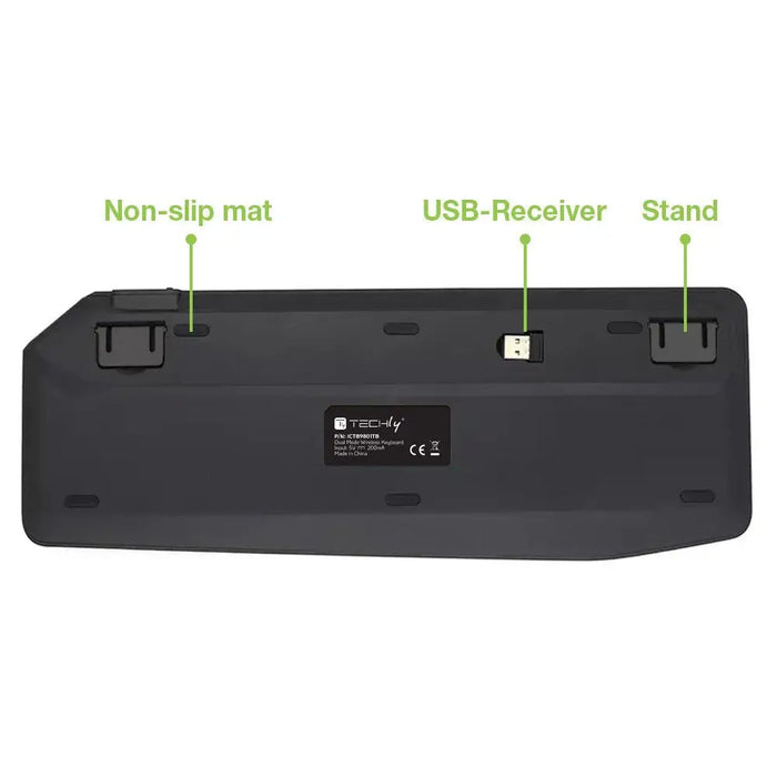 Techly ICTB9801TB клавиатура Universal RF Wireless