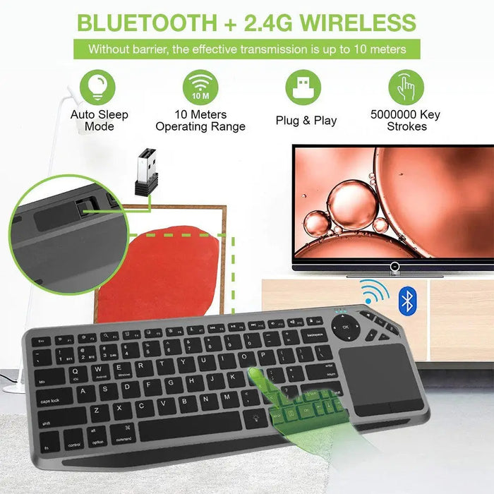 Techly ICTB9801TB клавиатура Universal RF Wireless