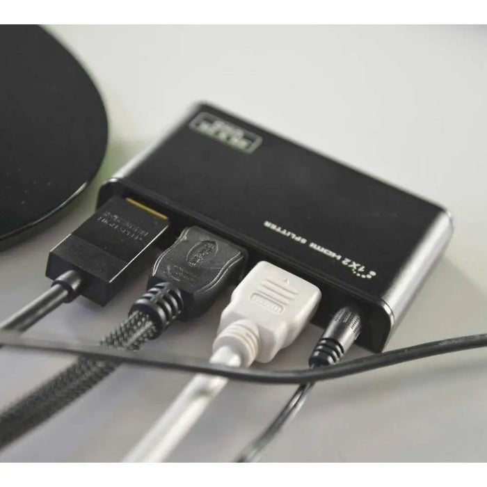 Techly IDATA HDMI2 4K2 видео сплитер HDMI 2x HDMI