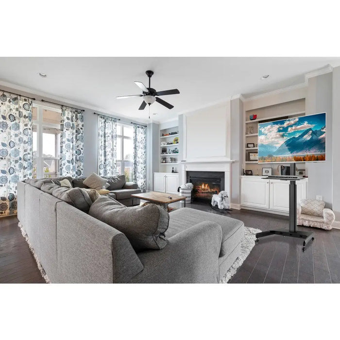 Techly Trolley Floor Support with Shelf LCD TV/LED 32-65’’