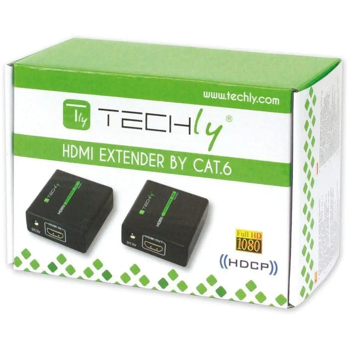 Techly усилвател HDMI Full HD до 60 м кабел Кат. 6 / 6A / 7