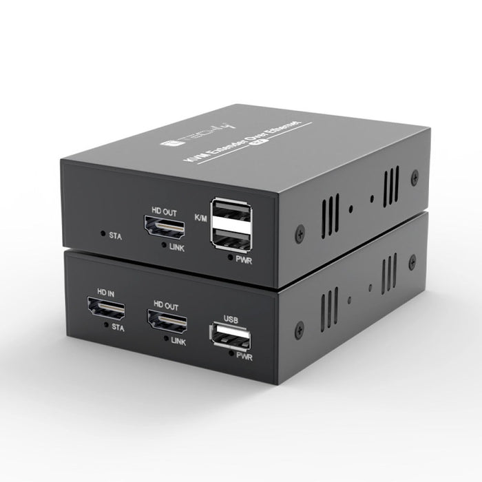 Techly IDATA HDMI-KVM4 KVM удължител, предавател и приемник