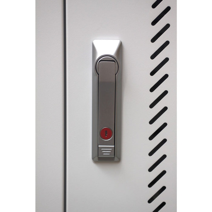 Techly I-CABINET-30DUTY преносима количка/шкаф за управление на устройства Бял, Син