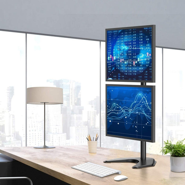 Techly ICA-LCD 2520V стойка за монитор / стойка 68,6 cm (27") Desk Black