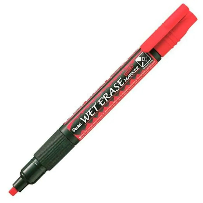 Течни тебеширени маркери Pentel Wet Erase Червен (12 Части)