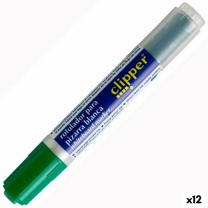 Течни тебеширени маркери Alpino Liquid Clipper Зелен (12