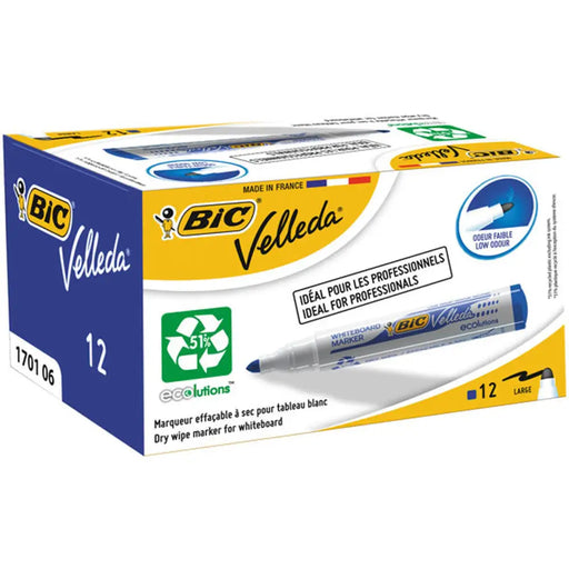 Течни тебеширени маркери Bic Velleda Ecolutions 1701 Син