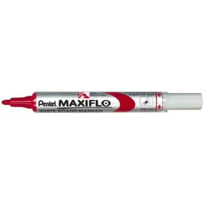 Течни тебеширени маркери Pentel Maxiflo MWL-5S Червен (12