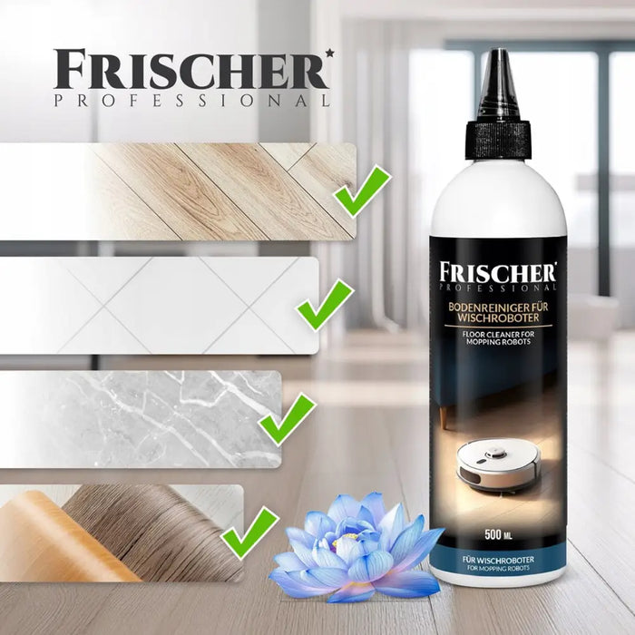 Течност за почистващи роботи включително дърво Frischer