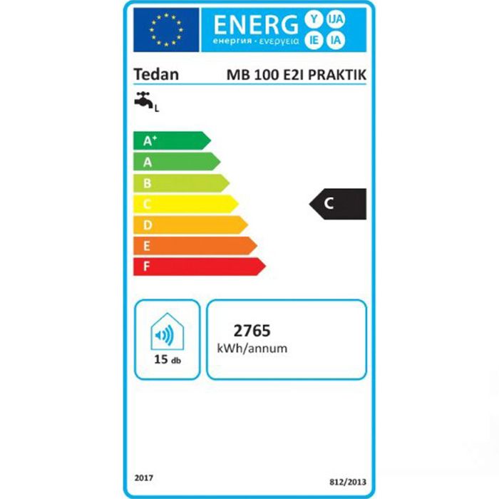 Бойлер TEDAN Practic Inox 100 л, 2000 W