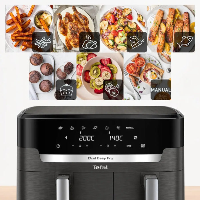 Tefal Easy Fry Dual XXL EY942HE0 фритюрник Double 11 L