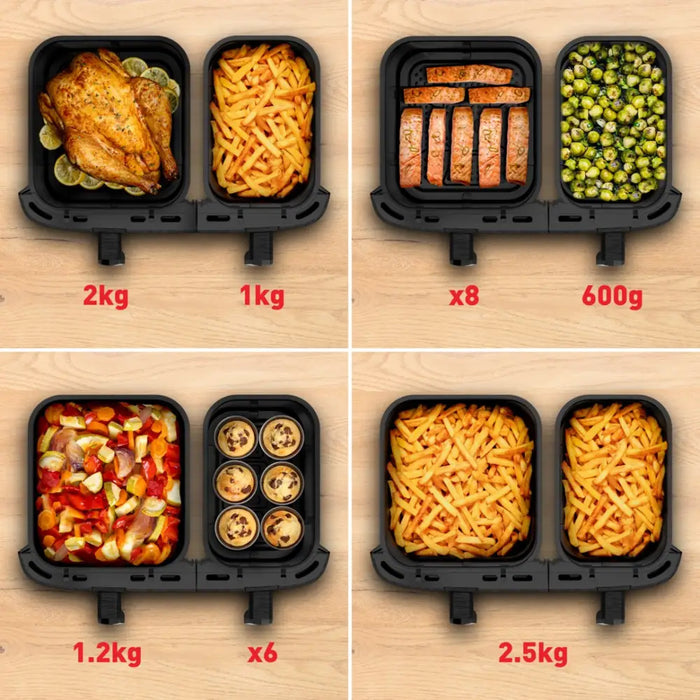 Tefal Easy Fry Dual XXL EY942HE0 фритюрник Double 11 L