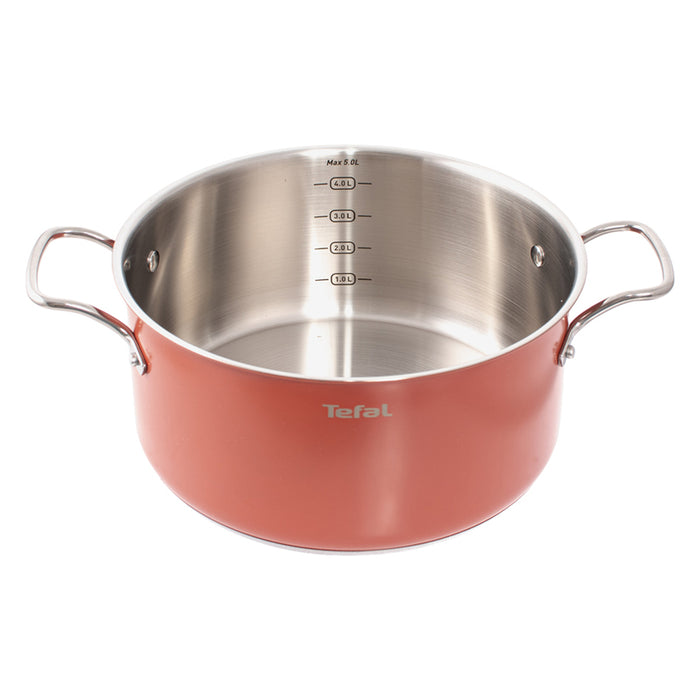 ТЕНДЖЕРА С КАПАК 24CM SENSATION ORANGE TEFAL