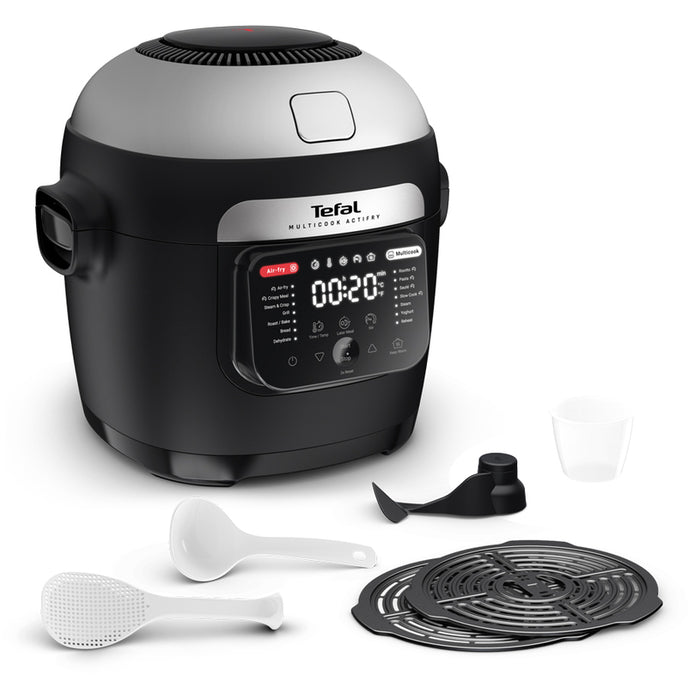 Мултикукър и уред за готвене с горещ въздух TEFAL MY741CF0 , ФУНКЦИЯ РАЗБЪРКВАНЕ, 6 ЛИ 6.00 L, ТАЙМЕР