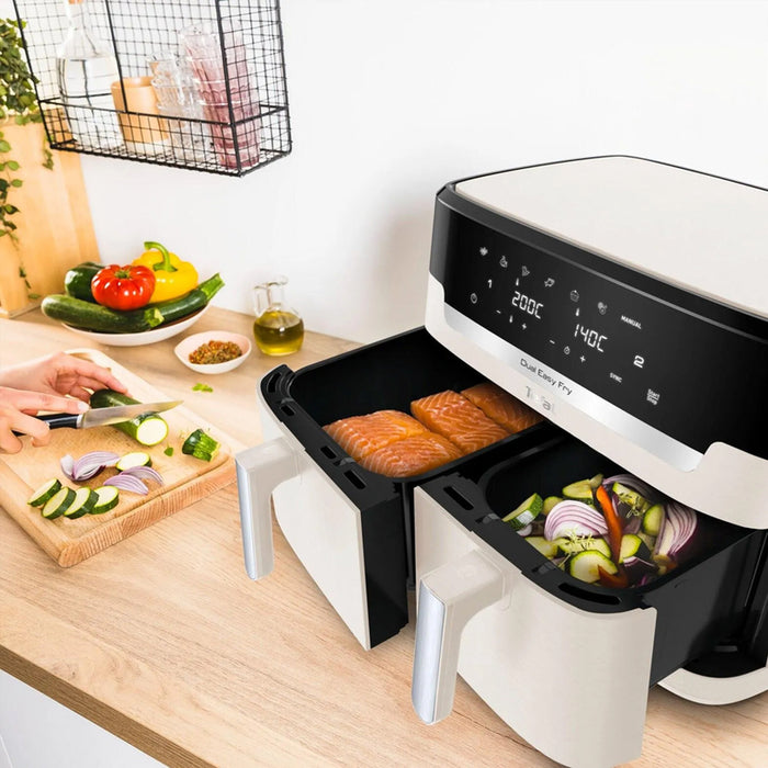 Уред за здравословно готвене TEFAL EY942AE0 DUAL RISE 11.00 L, ТАЙМЕР