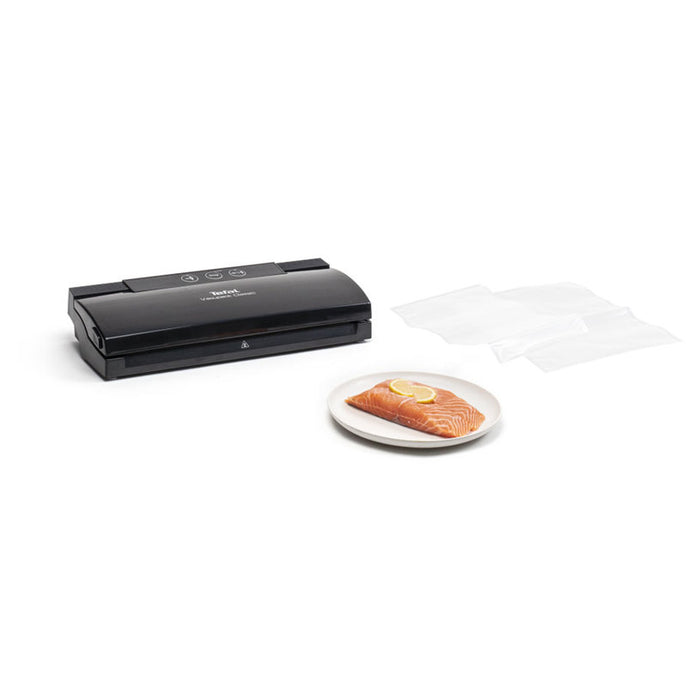 Vacuum device, Tefal VT254070 Vacupack classic plastic, automatic "vaccum &amp; seal", 18 bags included, vertical storage, seal functions