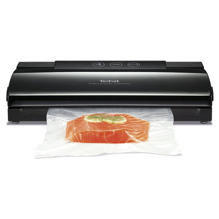Vacuum device, Tefal VT254070 Vacupack classic plastic, automatic "vaccum &amp; seal", 18 bags included, vertical storage, seal functions