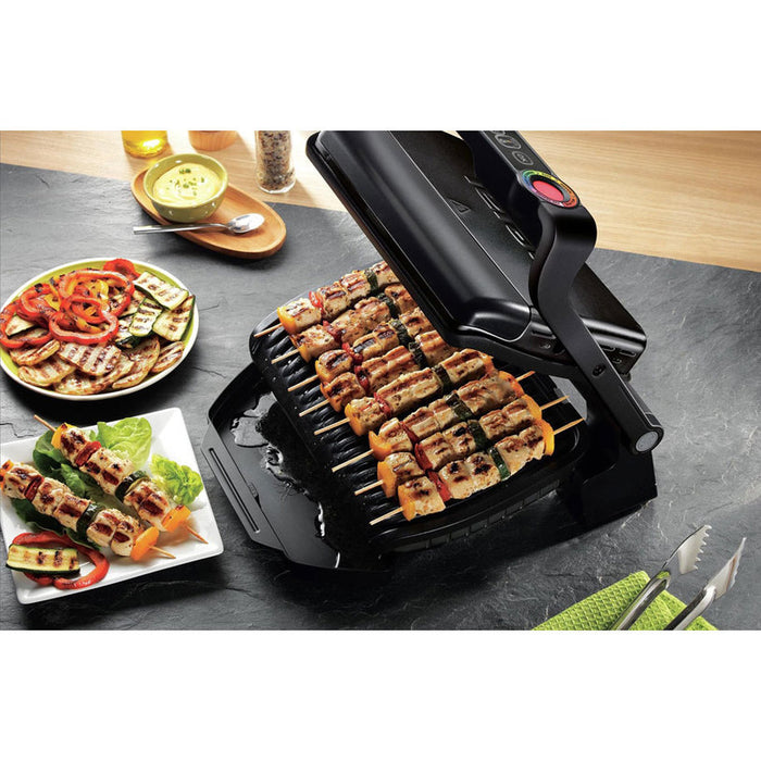 ГРИЛ TEFAL GC712834 OPTIGRILL+ BLK АВТОМАТИЧНИ ПРОГРАМИ, ЧЕРЕН, 2000 W