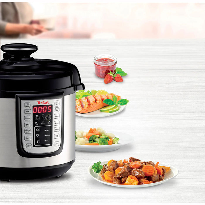 МУЛТИКУКЪР TEFAL CY505E30 СИВ, 6.00 L, ПОД НАЛЯГАНЕ