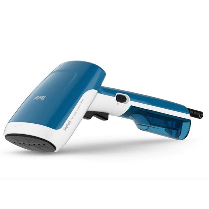 Iron, Tefal DT6130E0, Access Steam first, blue&amp;white, 1300W, up to 20g/min, 15min heat-up, 70ml water tank, fabric brush