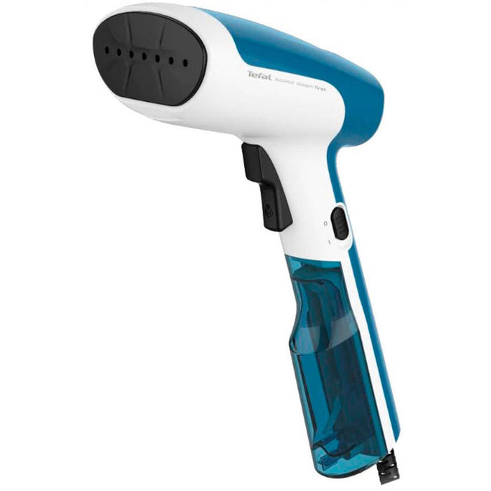 Iron, Tefal DT6130E0, Access Steam first, blue&amp;white, 1300W, up to 20g/min, 15min heat-up, 70ml water tank, fabric brush