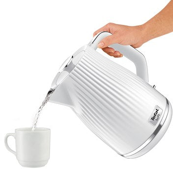 Tefal KO250130 електрическа кана 1.7 л 2400 W бяла