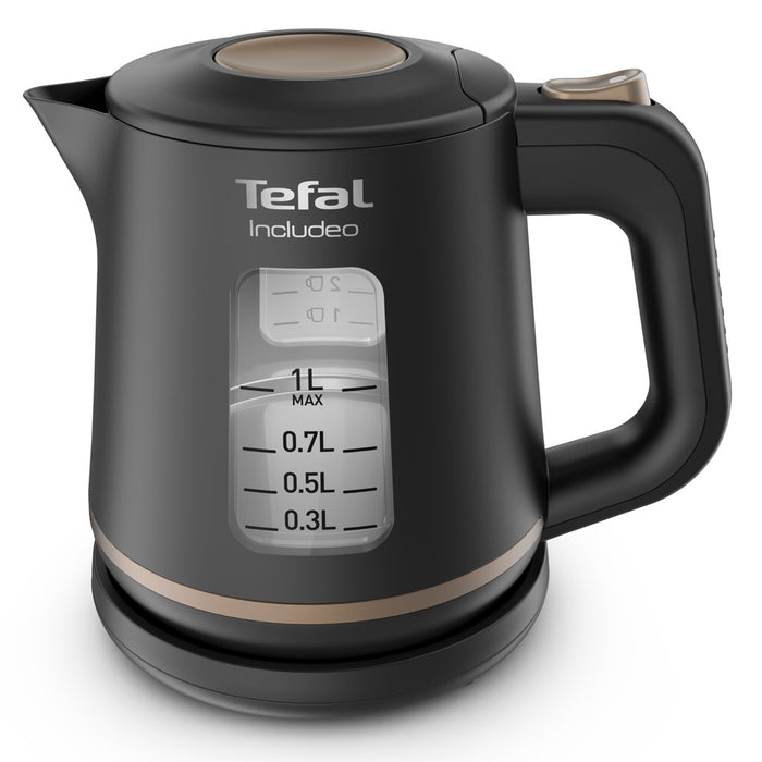 Електрическа кана Tefal Includeo KI5338 1 L 2400 W Черна