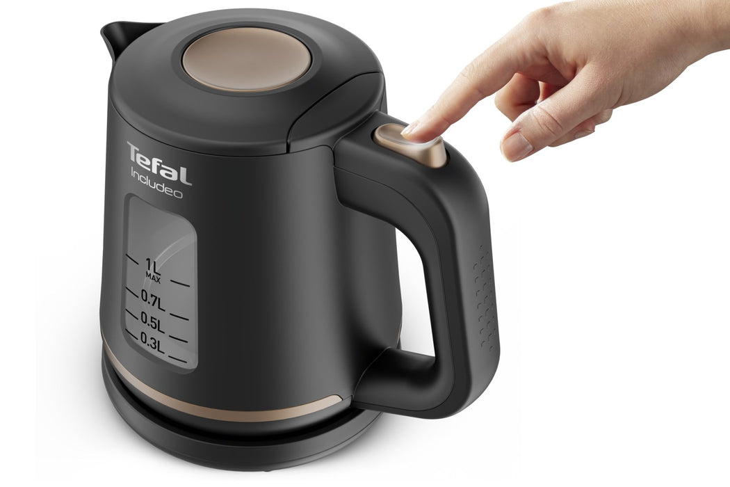 Електрическа кана Tefal Includeo KI5338 1 L 2400 W Черна