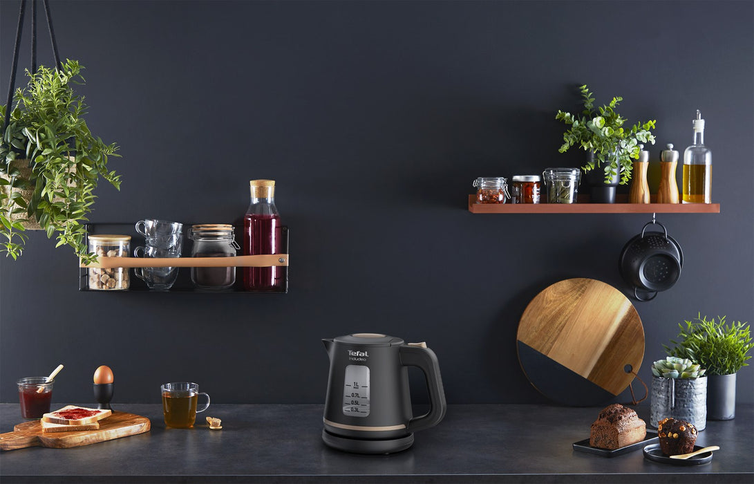 Електрическа кана Tefal Includeo KI5338 1 L 2400 W Черна